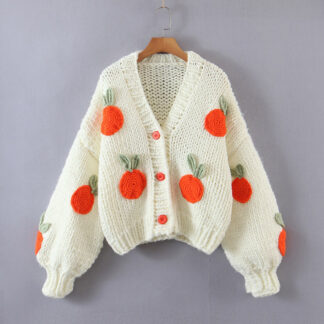 Oranges Knit Cardigan Sweater Jumper