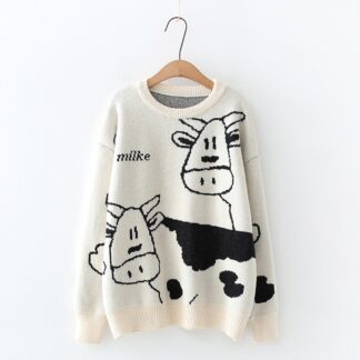 Cows Knit Sweater Jumper