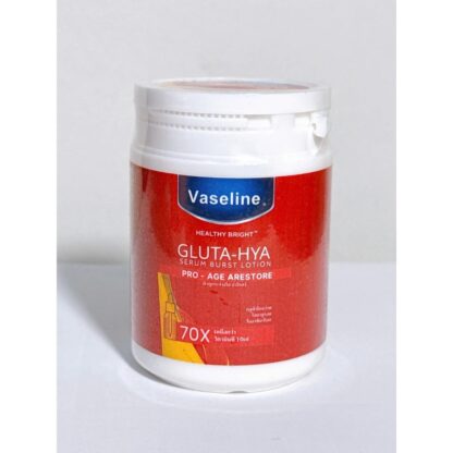 Vaseline Gluta HYA Skin Whitening Pro Age Restore Serum Burst Lotion