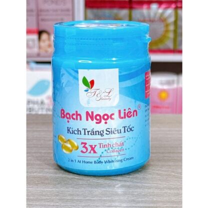 Set of 2 Bach Ngoc Lien Skin Whitening Collagen Body Cream - Image 2