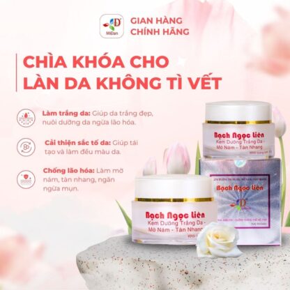 Bach Ngoc Lien Skin Face Whitening Cream - Image 3