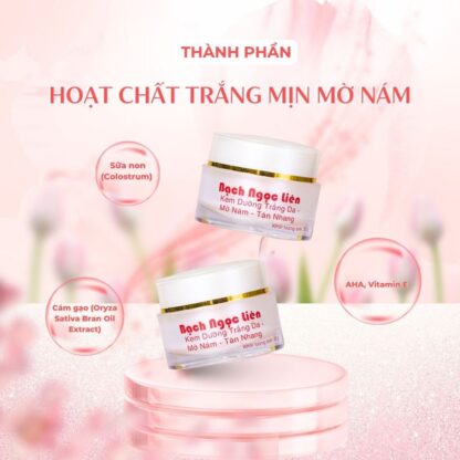 Bach Ngoc Lien Skin Face Whitening Cream - Image 4