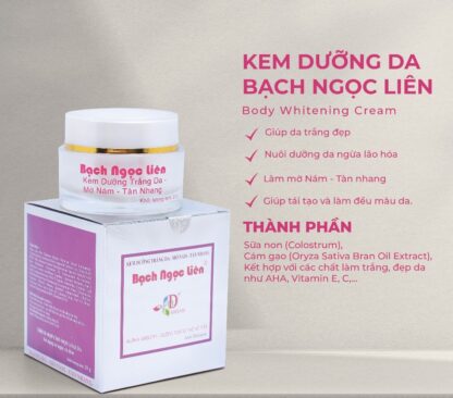 Bach Ngoc Lien Skin Face Whitening Cream