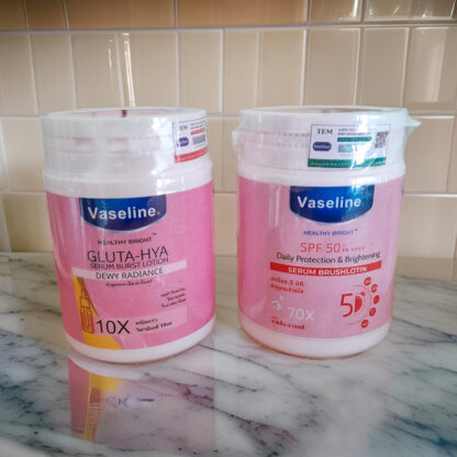 2x Vaseline Gluta HYA Skin Whitening + SPF50 Serum Burst Lotion